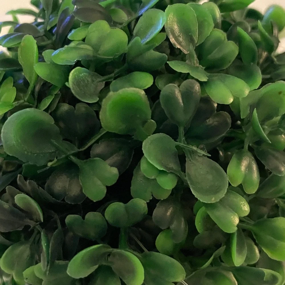 Faux Boxwood Artificial Greenery Round Ball Orb Sphere